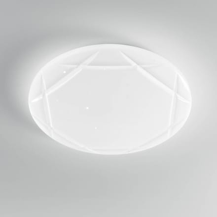 F.A.N. Europe LED plafondlamp Elixir, Ø 50 cm, wit, kunststof, CCT