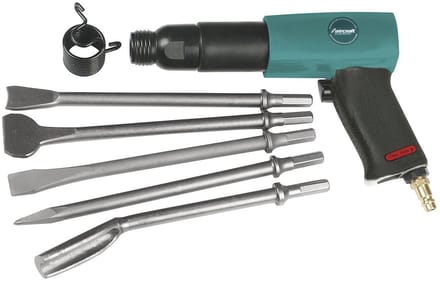 Professionele pneumatische hakhamerset + 5 beitels Aircraft