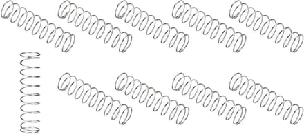 Compressieveren 14 mm OD, 50 mm Lengte - 20 Stuks RVS 304 Voor Klussen en DIY Projecten
