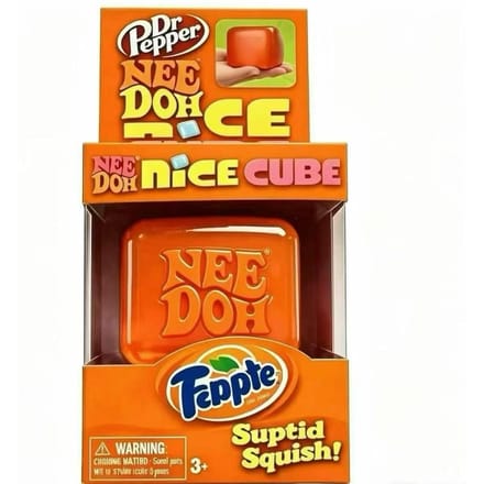 Schylling Needoh Nice Cube Sensorische Maltose Stressverlichter Fidget Tool voor Angst & Focus Bureau Sensorische Kubus voor Volwassene & Kind