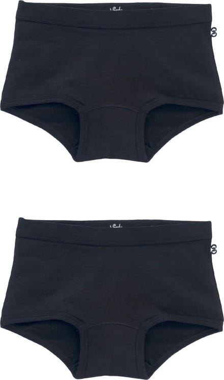 Woody shortje zwart 2-pack - maat 176