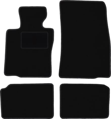 Zwarte veloursmatten voor: Mini Countryman R60 hatchback (2010-2017)