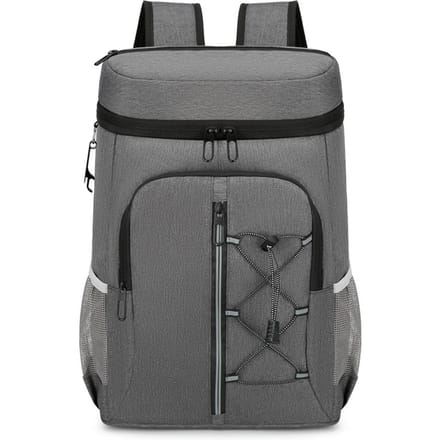 Sac à dos isotherme, sac isotherme doux et confortable, sac à dos de Camping léger gris foncé