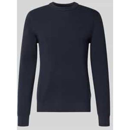 slim fit gebreide trui van katoenmix