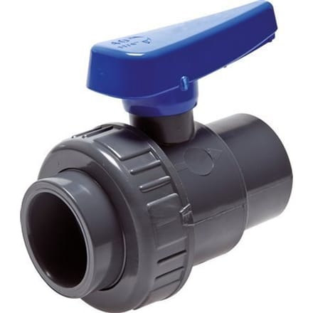 PVC 2-weg Kogelkraan Enkele Wartel 75 mm Sok EPDM