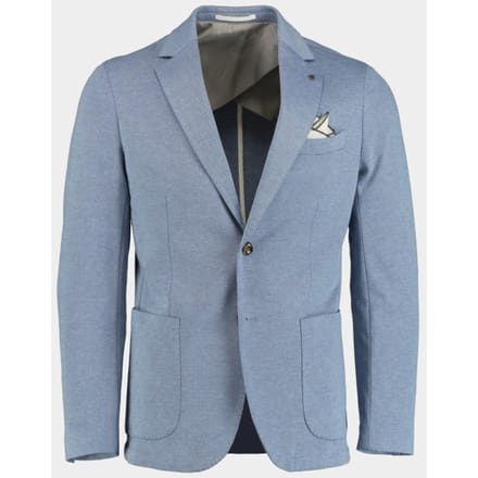 Bos Bright Blue Colbert mylo jersey jacket drop 8 251038my89bo/268 jeans blue