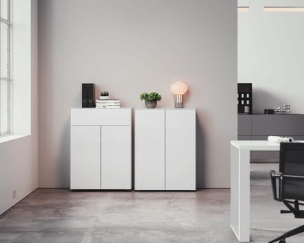 Piure Nex Pur Box dubbeldeurs + 2 legplanken - white 01