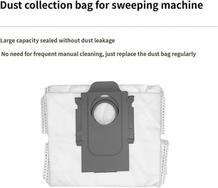 Stofzakken Robot - Robot Accessoires - Schoon Huis - Hoge Capaciteit - 10 Stuks - Wit