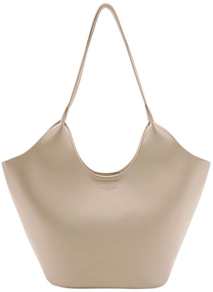 SEIDENFELT MANUFAKTUR shopper Nelma Tulip Shopper Warm Beige