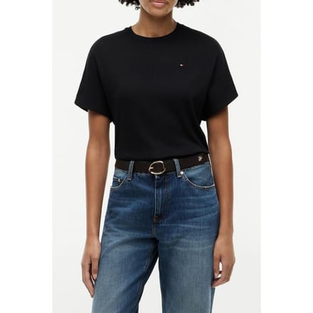 Tommy Hilfiger Cody Regular Batwing C-neck Black Größe: M | Hemden Outlet | Damen | Schwarz