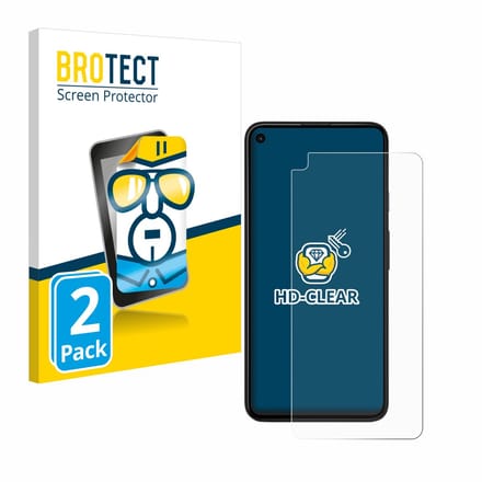 BROTECT - Screenprotector voor Google Pixel 4a 5G - Folie Beschermfolie transparant 2 Stuks