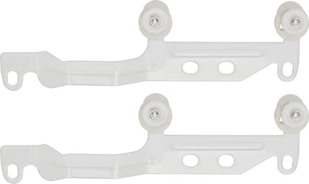 Intensions overschuifrunner gordijnrail plus - wit - 2 stuks