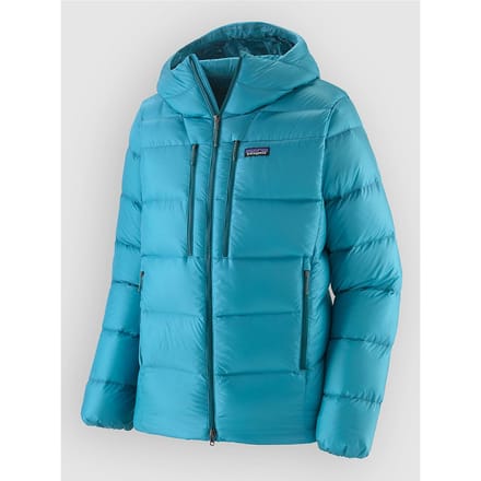 Patagonia Fitz Roy Down Hoody Jas blauw
