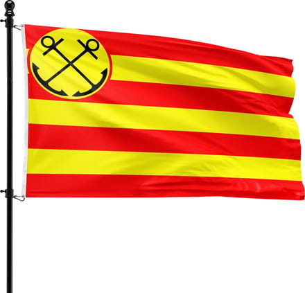 VlagDirect - Den Helder vlag - Gemeente Den Helder vlag - 90 x 150 cm.