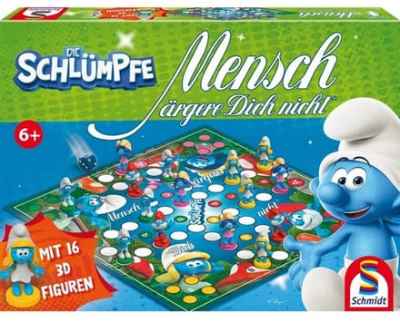 Mens Erger je Niet - Smurfenspel - Duitstalig - Schmidt