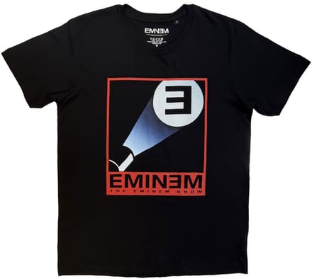 Eminem - E Light Heren Tshirt - S - Zwart