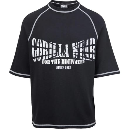 Gorilla Wear Finley Oversized T-shirt - Zwart/Grijs - M