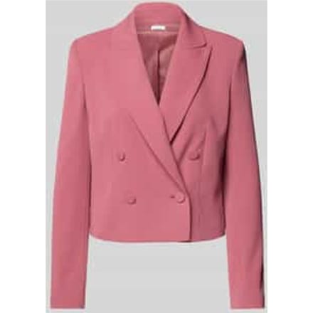 Regular fit blazer met reverskraag