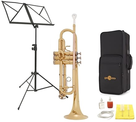 Deluxe Trompet van Gear4music + Accessoireset