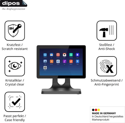 dipos – 2x Pantserfolie geschikt voor IMIN D2 10.1 Zoll | 9H Screenprotector