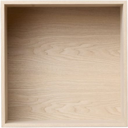Muuto - Mini Stacked 2.0 met Achterwand - medium - eiken - bruin