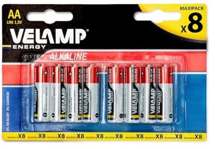 Alkaline Batterijen LR6 AA - 8 Stuks 1,5V