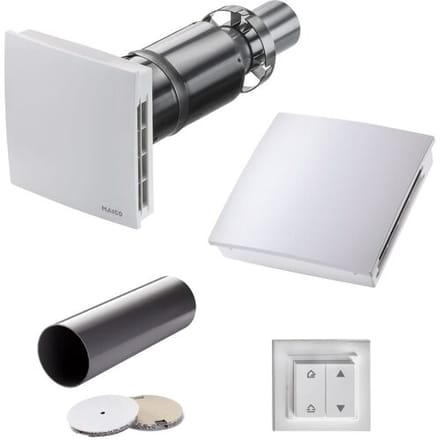 MAICO PPB 30K comfort ventilation regenerative complete set, radio controlled 0093.1652