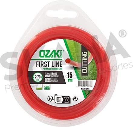 Blister ronde nylondraad OZAKI - Lengte: 15 m, Ø: 2,70 mm