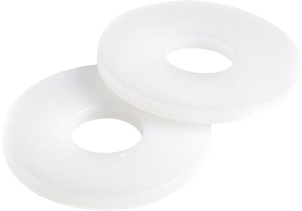 (250 STUKS) M10 CARROSSERIERING 30x10,5x2,5 NYLON (POLYAMIDE) DIN 125A (ISO 7093)