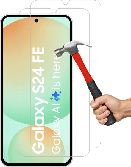 Screenprotectors geschikt voor Samsung Galaxy S24 FE - Arara gehard glas Tempered Glass - 2 Stuks