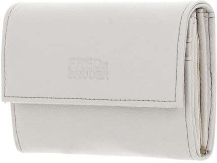 FREDsBRUDER Leren Portemonnee Bestie Wallet With Lock Oat Milk Crème