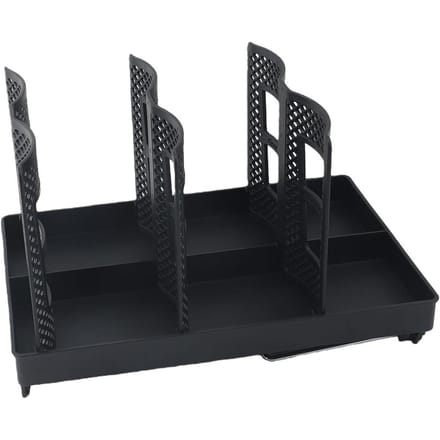 Papieren Beker en Dekselhouder Wegwerp Koffiebeker Dispenser met Standaard voor Aanrecht Koffiestation Bar Restaurant black