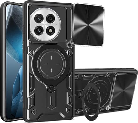 Hoesje geschikt voor OnePlus 13 - Techsuit CamGuard Pro Back Cover - Zwart