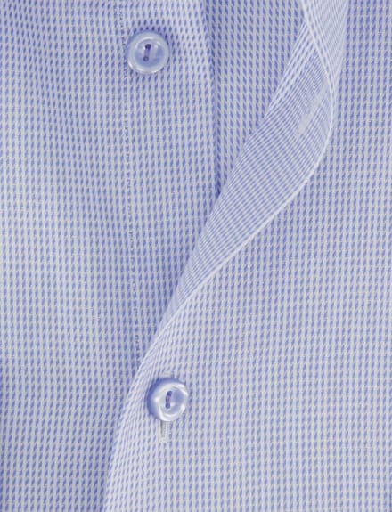 overhemd Eton Classic lichtblauw Classic Fit borstzak