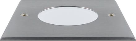 Grondspot LED voor buiten (IP67) - Alexis - GU10 - RVS - Vierkant Melkwit