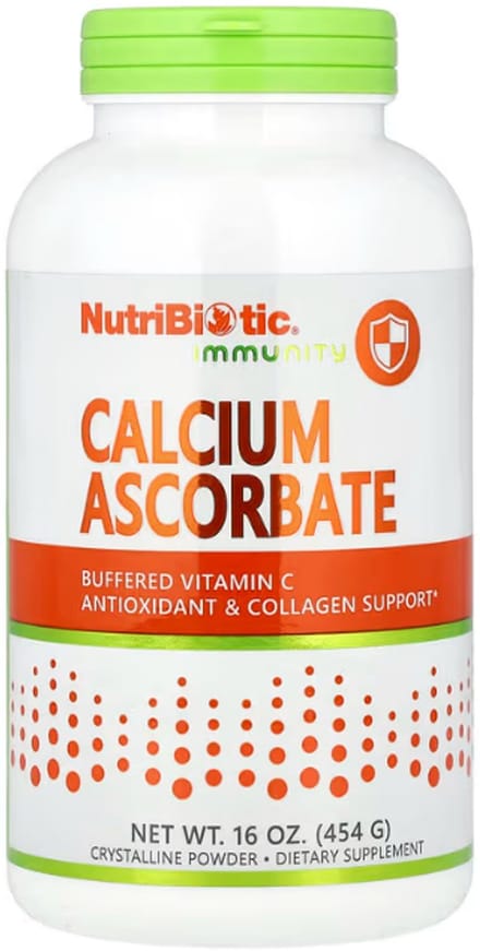 Nutribiotic - Calcium Ascorbate - Buffered Vitamin C powder - 454 gram