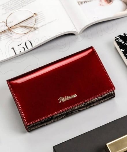 Peterson dames luxe rode leren portemonnee / perfect voor gift