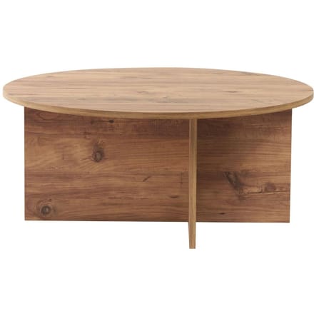 Skye Decor, Salontafel, Soleil - Atlantic Pine, Gemelamineerde spaanplaat, Atlantisch grenen, 90 x 90 x 40 cm
