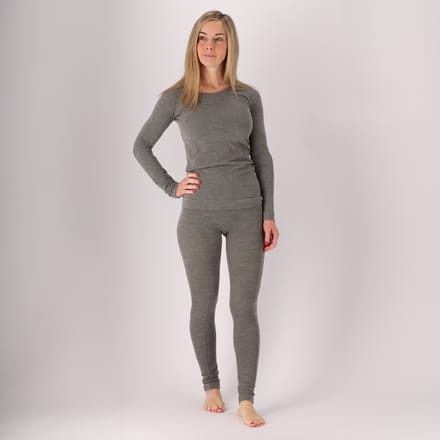 Xtreme Thermoshirt Dames - Merino Wol - Grey Melange - Maat XL