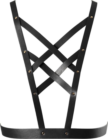 Bijoux Indiscrets - Maze Net Cleavage Harness Zwart