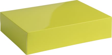 Cadeaudoos cadeauverpakking glossy, formaat 30x22x7cm GROEN (10 stuks)
