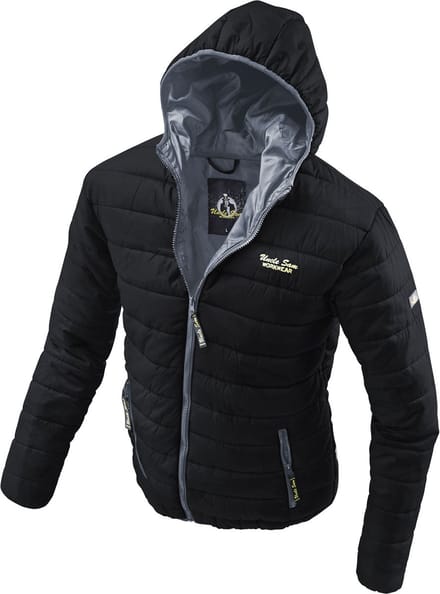 Uncle Sam Jas Met Capuchon 61658 - 6410 Antraciet/Zwart - S