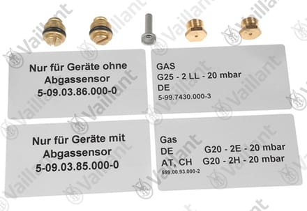 VAILLANT Omstelset VGR 30 F/3 u.w. Vaillant-Nr. , 0010042272