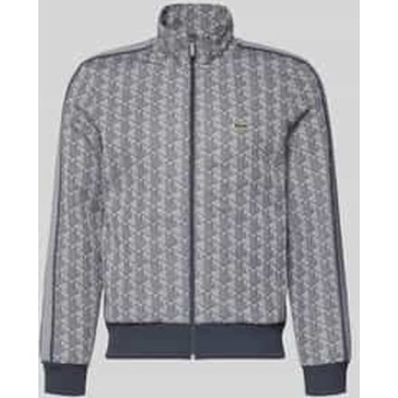 regular fit sweatjack met ritssluiting