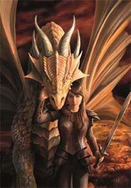 Anne Stokes Verjaardagskaart Inner Strength