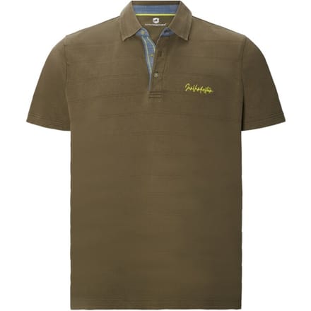 Jan Vanderstorm herren Poloshirt - 52/54 - olijf - Plus Size
