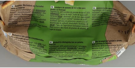 Schnitzer Grissini Cheese Biologisch Glutenvrij - 100 gr
