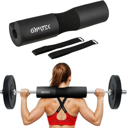 Gymtek® Barbell Pad, Barpad, Hiptrust Pad, Nekbeschermer - 45x8.5 cm - Pad, Squat, Nekkussen, Anti-slip - Krachttraining