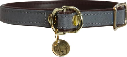 Dog Collar 'Loop' grey,size S-40 cm - Hondenriem