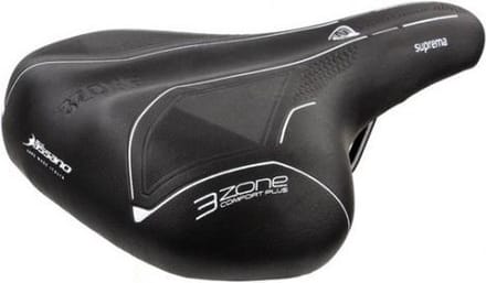 Zadel Selle Bassano Suprema 3Zone unisex zwart